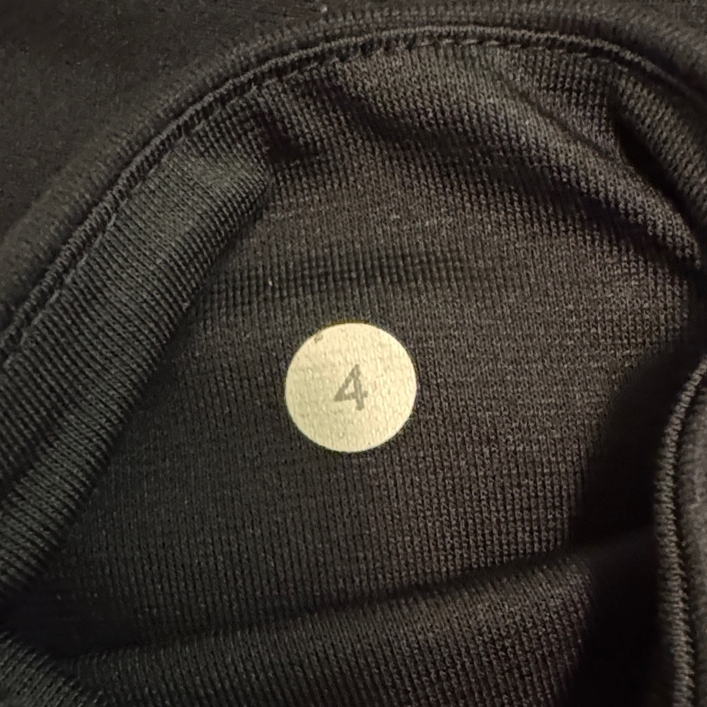 Lululemon women’s wide leg black yoga pants with pink waistband women’s 4 - Picture 5 of 5